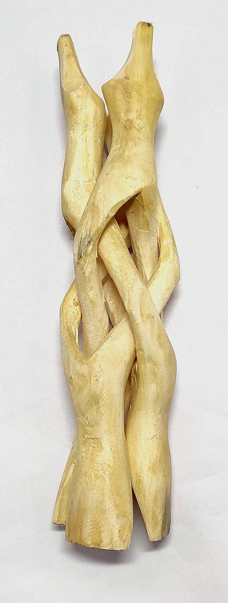 8” Set of 2 Natural Wooden Tripod 3 Legs Hand Carved Cobra Stand Perfect for Crystal Balls, Abalone Shells, Reiki, Wicca & Earthy Décor Display