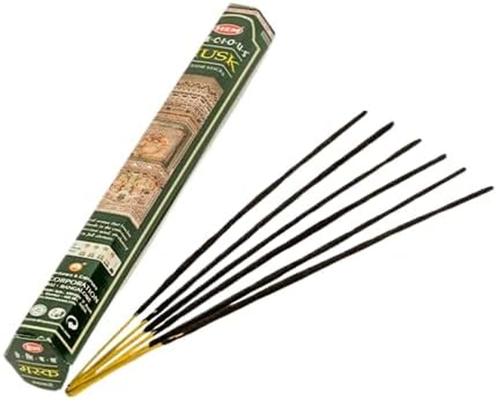 Precious Musk Fragrance Incense Sticks, 120 Count