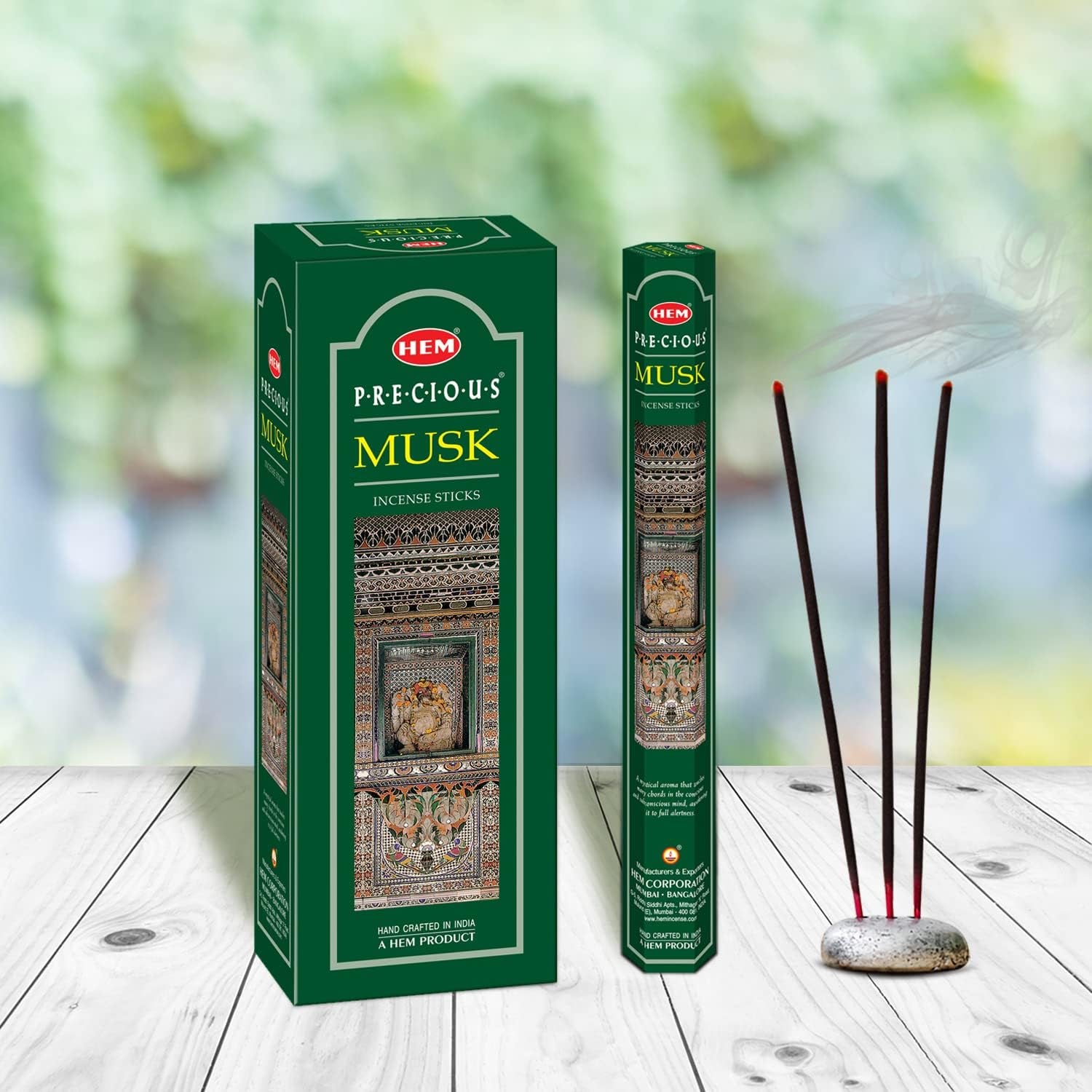 Precious Musk Fragrance Incense Sticks, 120 Count