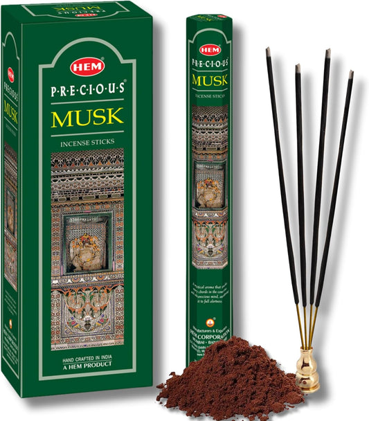 Precious Musk Fragrance Incense Sticks, 120 Count